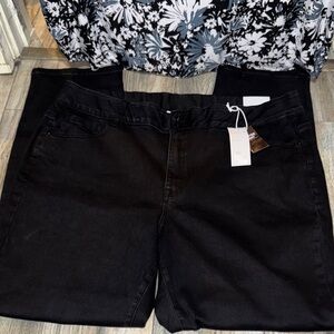 Lane Bryant Essential Stretch High Rise Straight Leg Jeans Sz24 “Tighter Tummy”